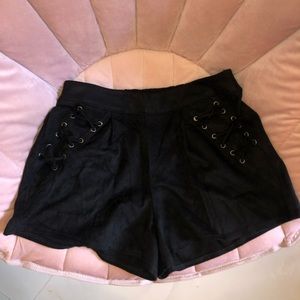 NWT LF Black Short Shorts E-Girl Size S